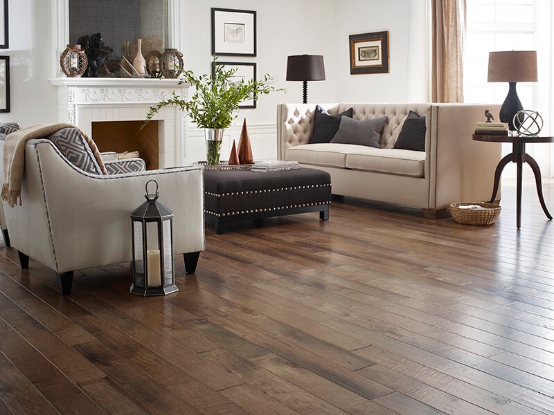 Living Room Hardwood | BMG Flooring & Tile Center