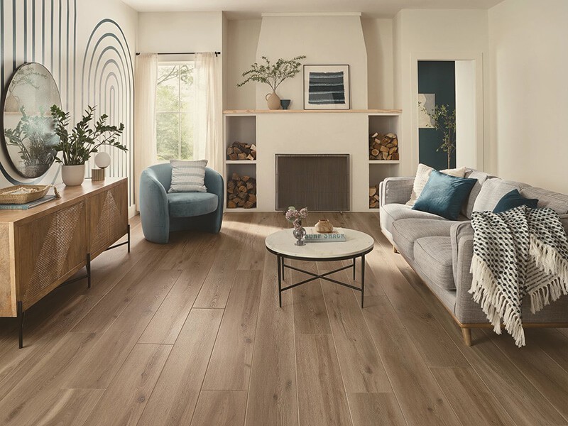 Living room vinyl flooring | BMG Flooring & Tile Center