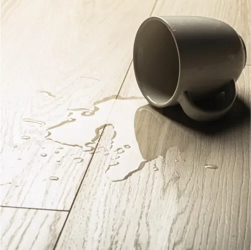 Hardwood spill | BMG Flooring & Tile Center